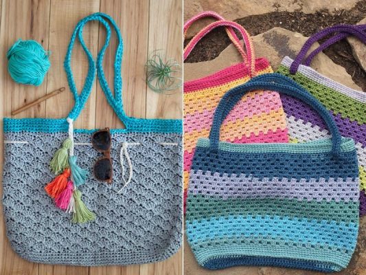 Raffia Summer Bags - Free Crochet Patterns