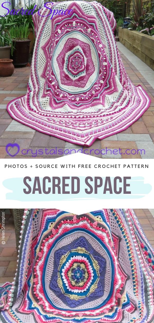 Crochet Mandala Blanket