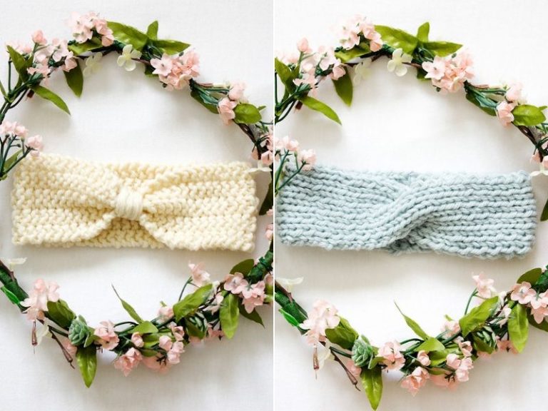 Simple Knitted Baby Headbands Free Patterns