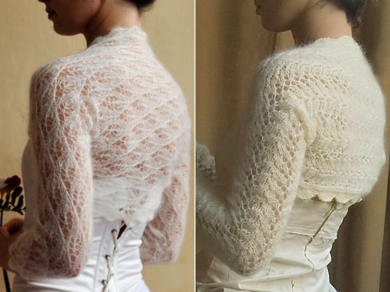Subtle Bridal Shrugs Free Knitting Patterns