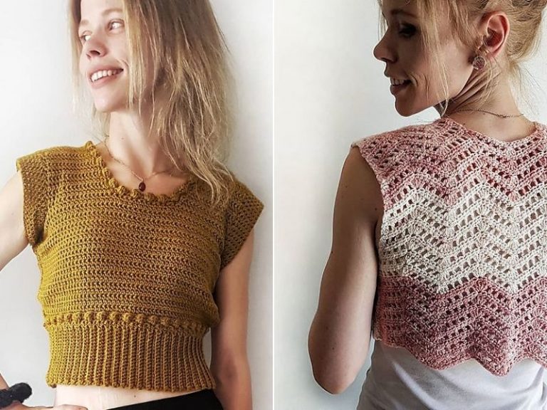 Textured Crop Top Ideas Free Crochet Patterns