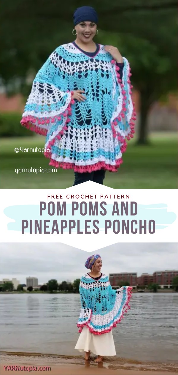 Pineapple Stitch Poncho