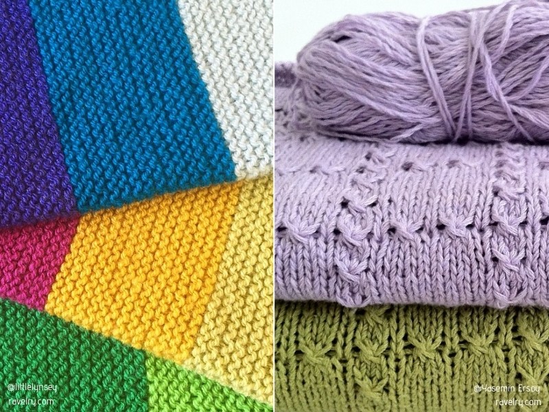 Lovely Knitted Baby Blankets with Free Patterns