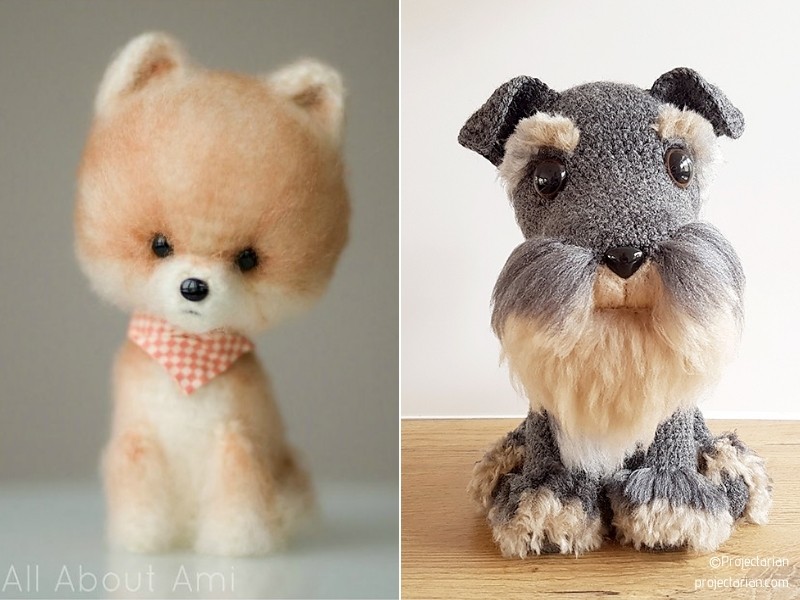 Playful Dogs Amigurumi - Ideas and Free Crochet Patterns