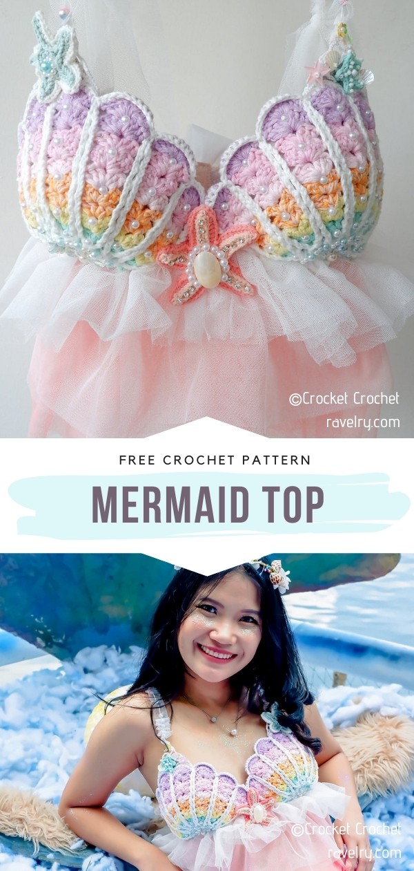 Crochet Mermaid Top