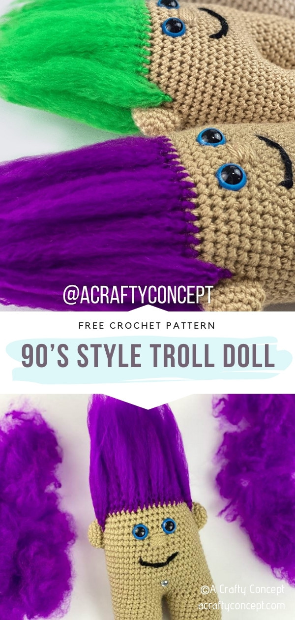 Crochet Troll Doll