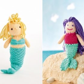 Fabulous Knitted Mermaids Softies with Free Patterns