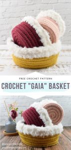 Colorful and Easy Crochet Storage Baskets - Free Patterns