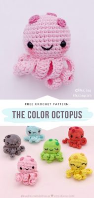 11 Awesome Amigurumi Octopus - Ideas and Free Patterns