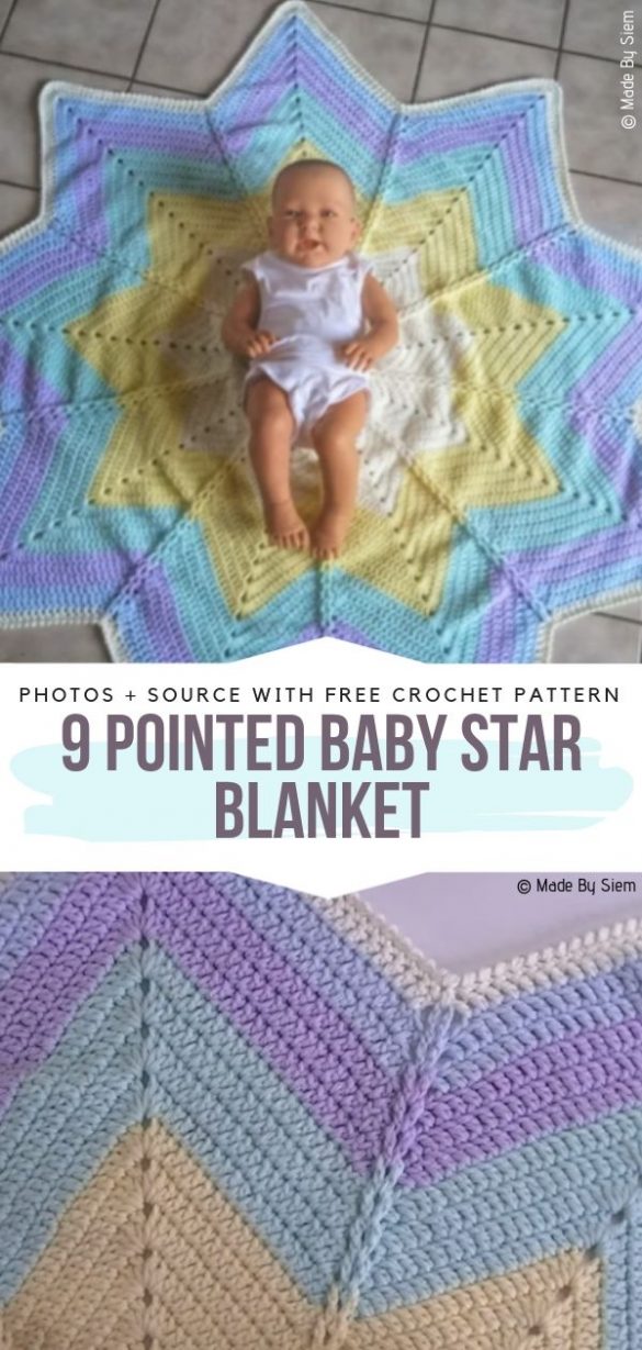 Star Shaped Baby Blankets Free Crochet Patterns