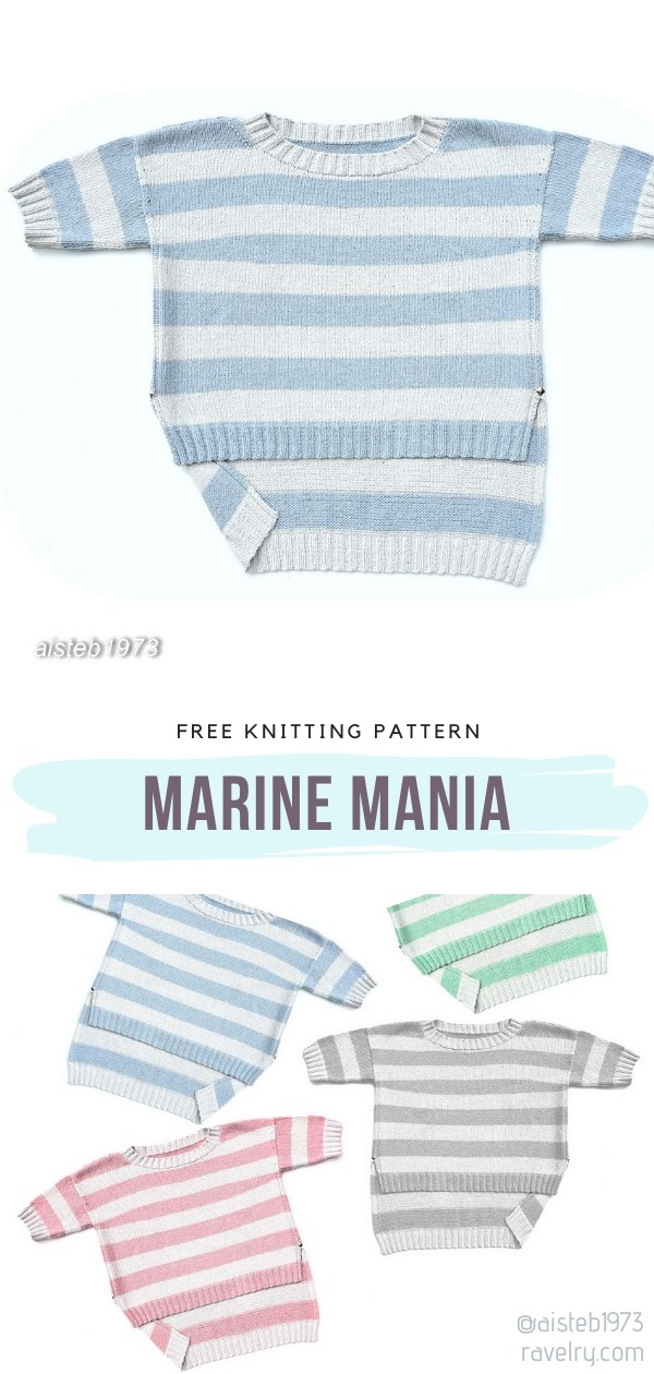 Knitted Stripy Top