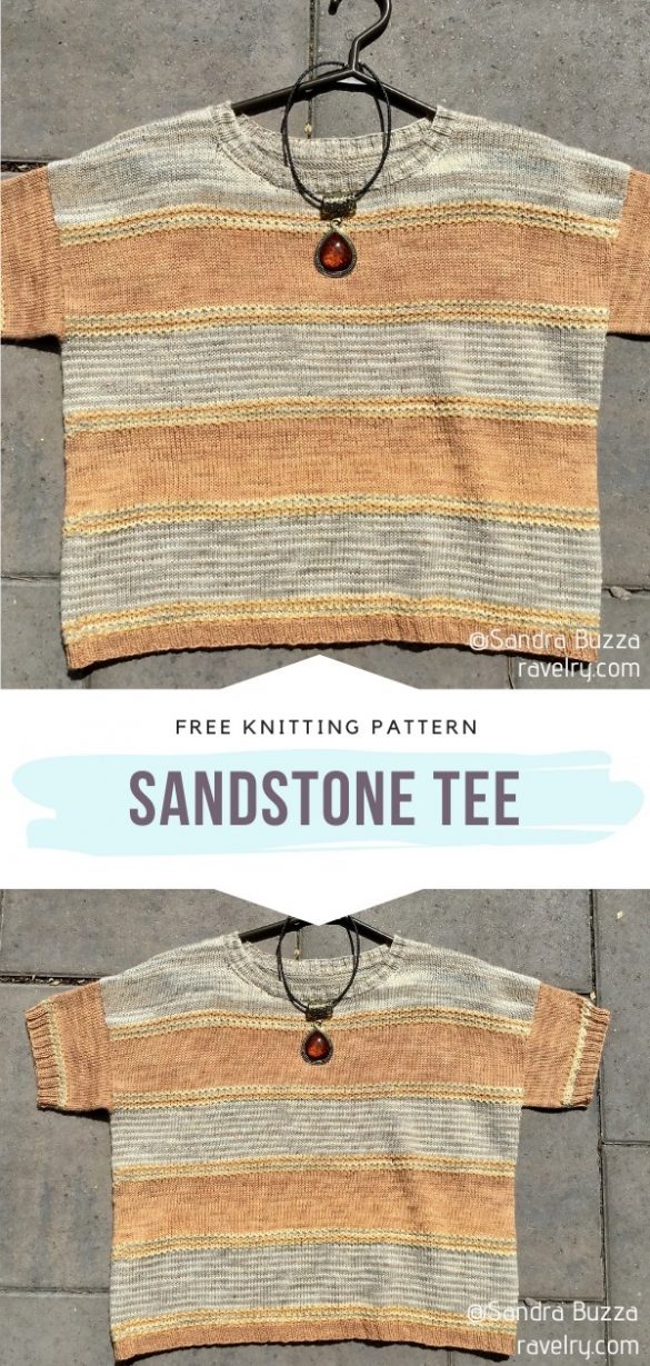 Sandstone Knit Tee main image 0