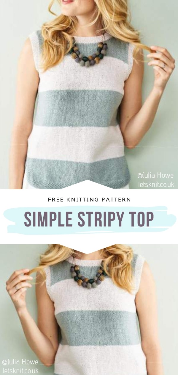 Knitted Stripy Top