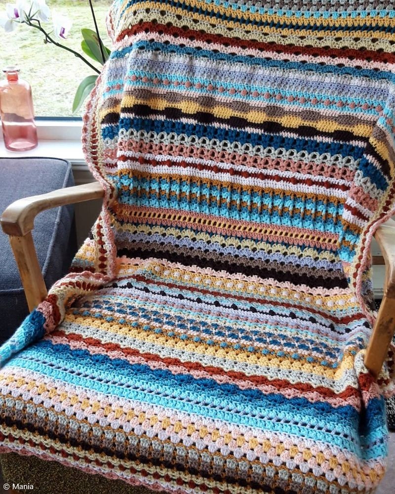 A Spicier Life Blanket Free Crochet Pattern