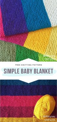 Colorful and Lovely Knitted Baby Blankets - Free Patterns