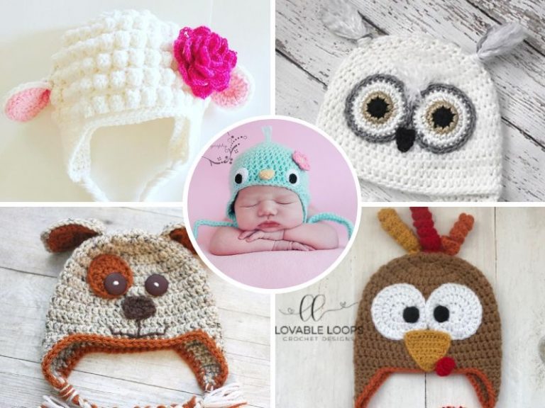 Adorable Animal Baby Hats