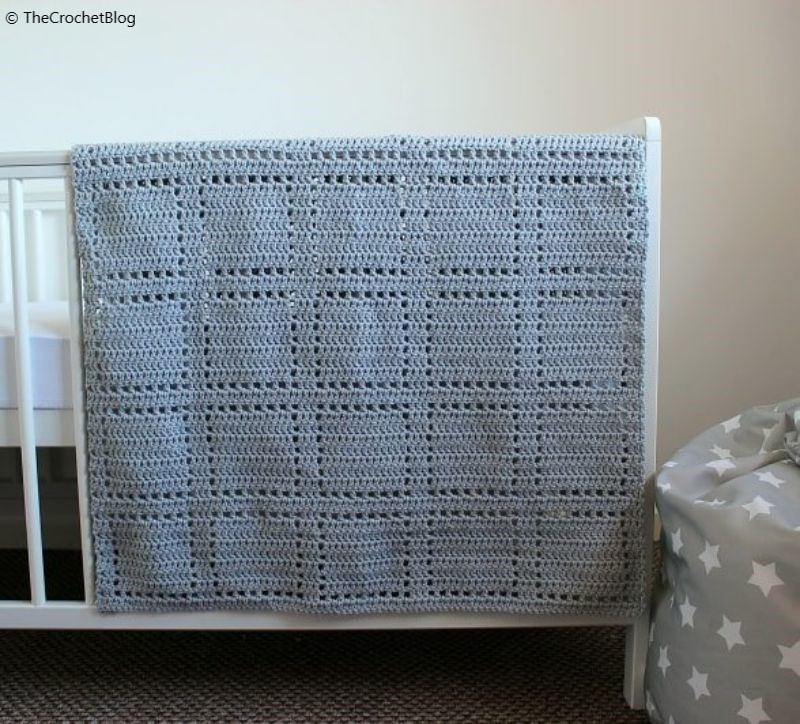 All Squared Up Blanket Free Crochet Pattern
