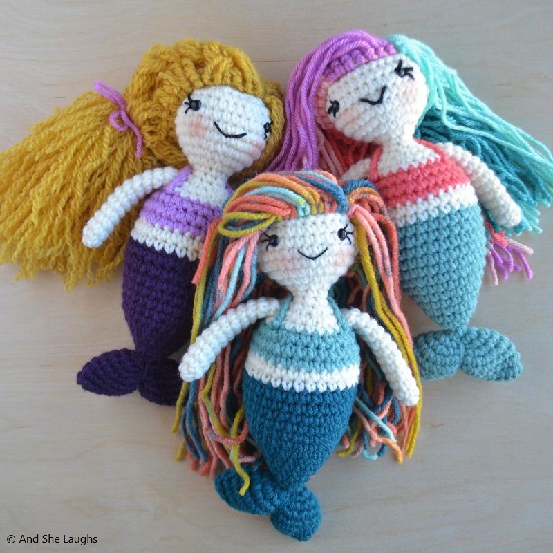 Andrina the Mermaid Free Crochet Pattern