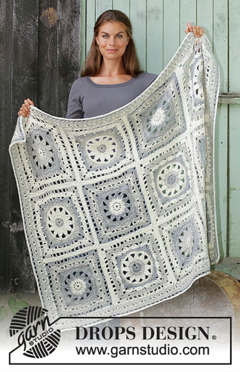 Ceramic Tiles Free Crochet Pattern