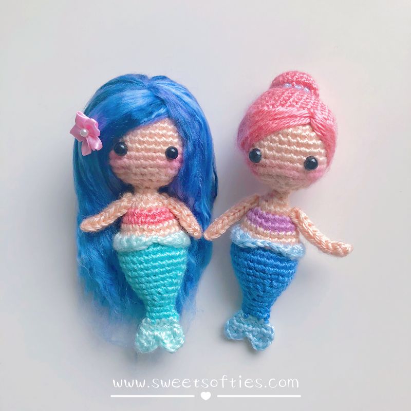 Coral the Baby Mermaid Free Crochet Pattern