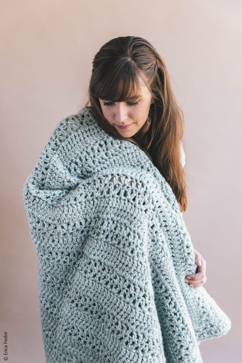 Crochet Fireside Throw Free Pattern
