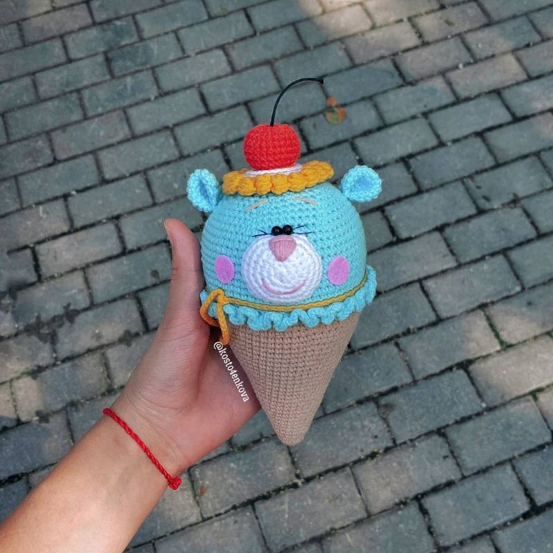 Amigurumi Ice Cream Bear
