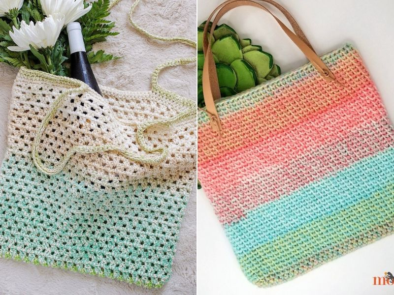 Our Favorite Crochet Tote Bags with Free Patterns