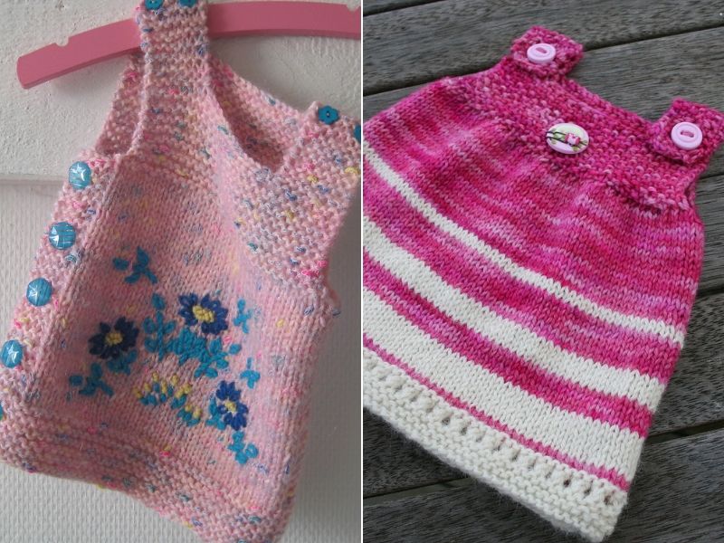 Easy Knitted Baby Tops Free Patterns