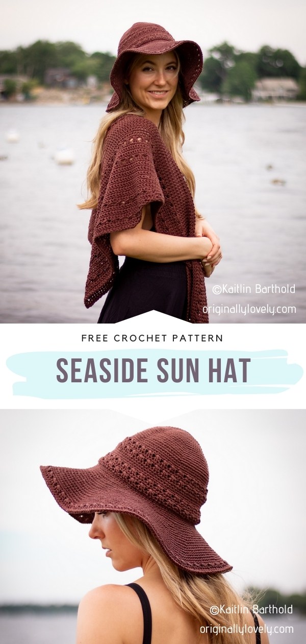 Our Favorite Large Brims Crochet Sun Hats - Free Patterns