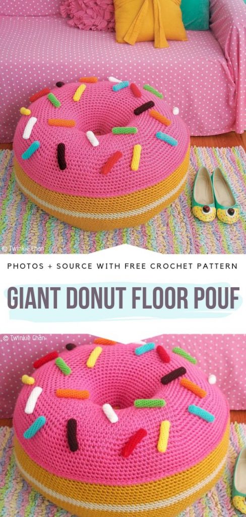 donut floor pillow