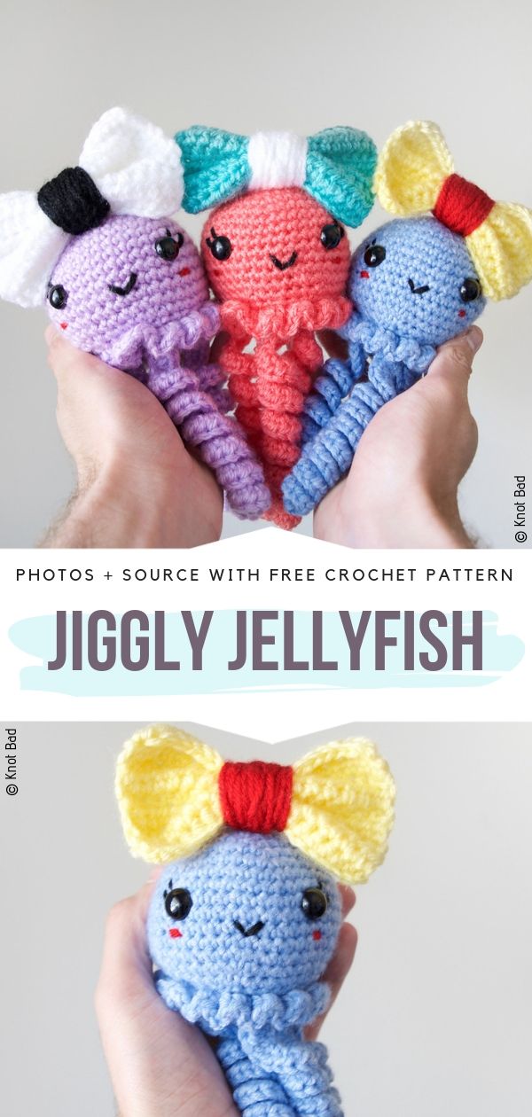 Jiggly Jellyfish Free Crochet Pattern