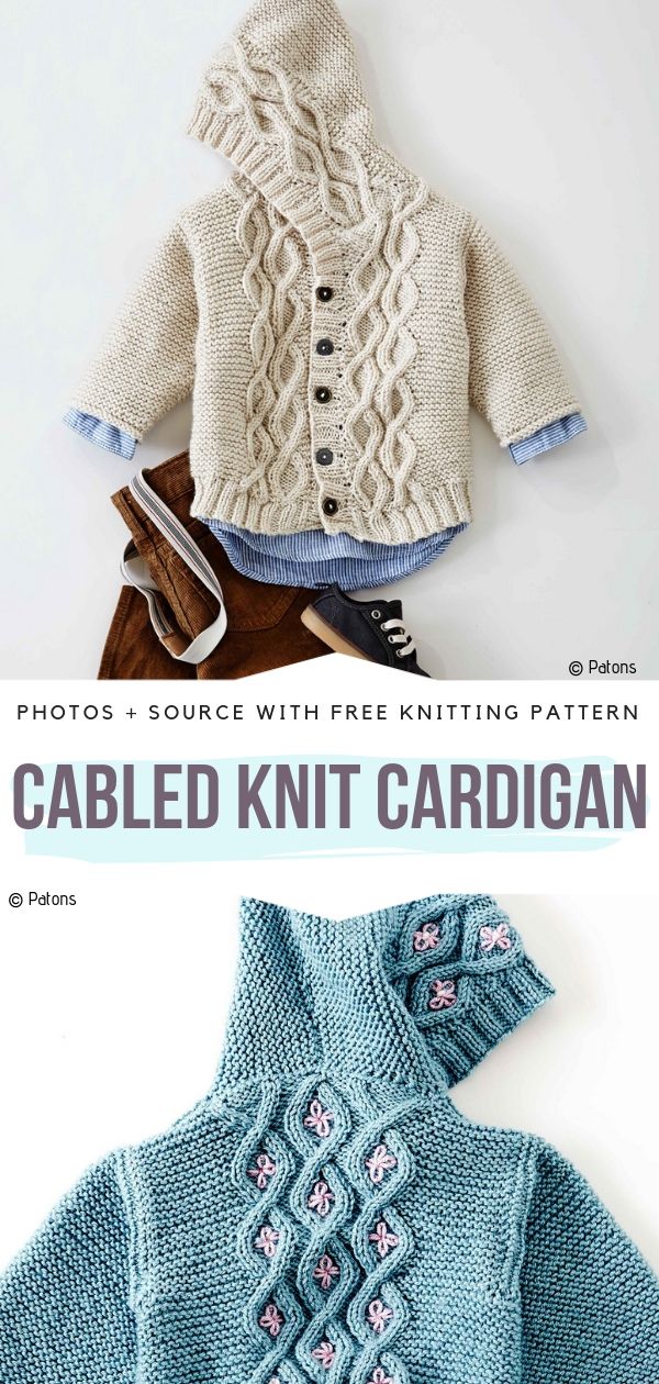 Cabled Knit Cardigan