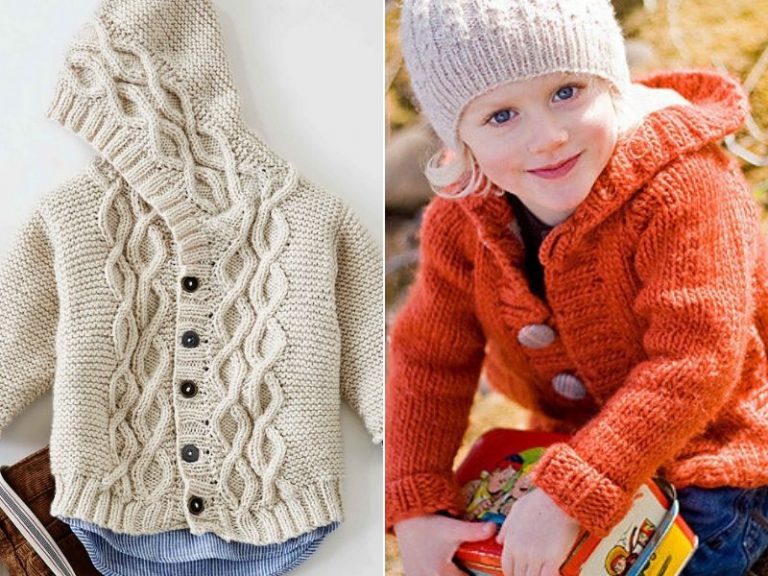 Knitted Cardigans for Kids Free Patterns