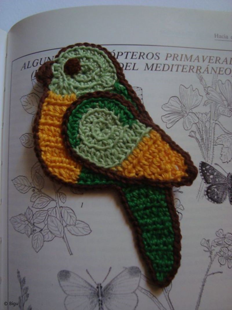 March Parakeet Free Crochet Pattern