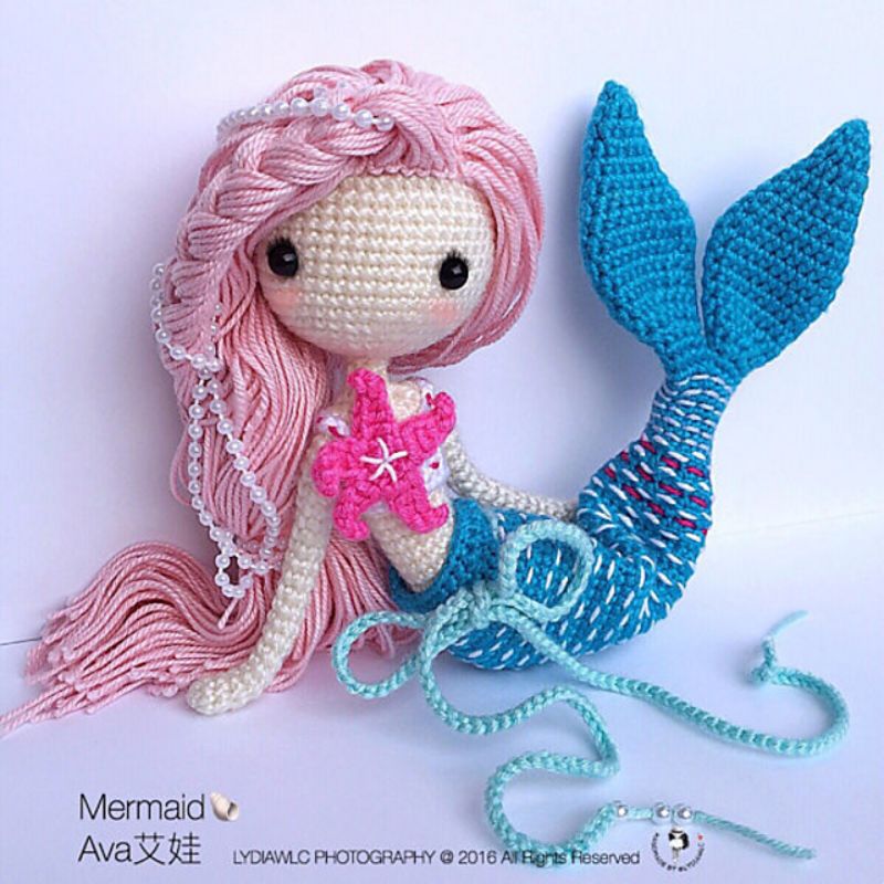 Mermaid-Ava Crochet Pattern