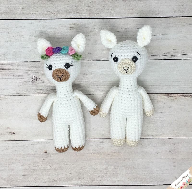Mini Amigurumi Llama Free Crochet Pattern