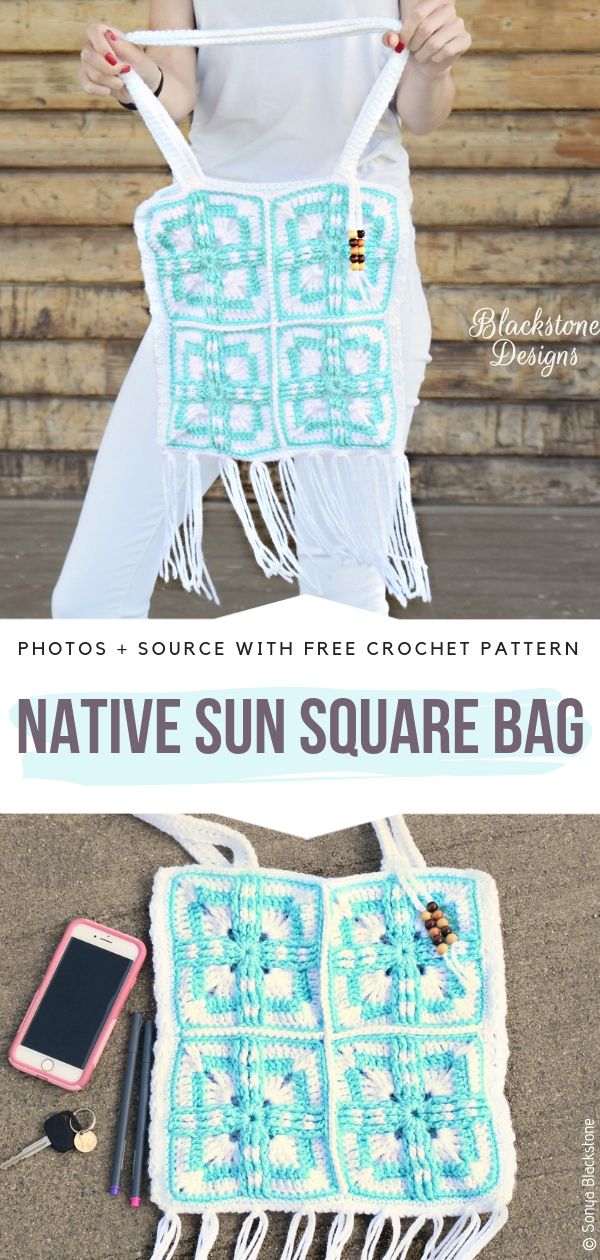 Crochet Square Bag