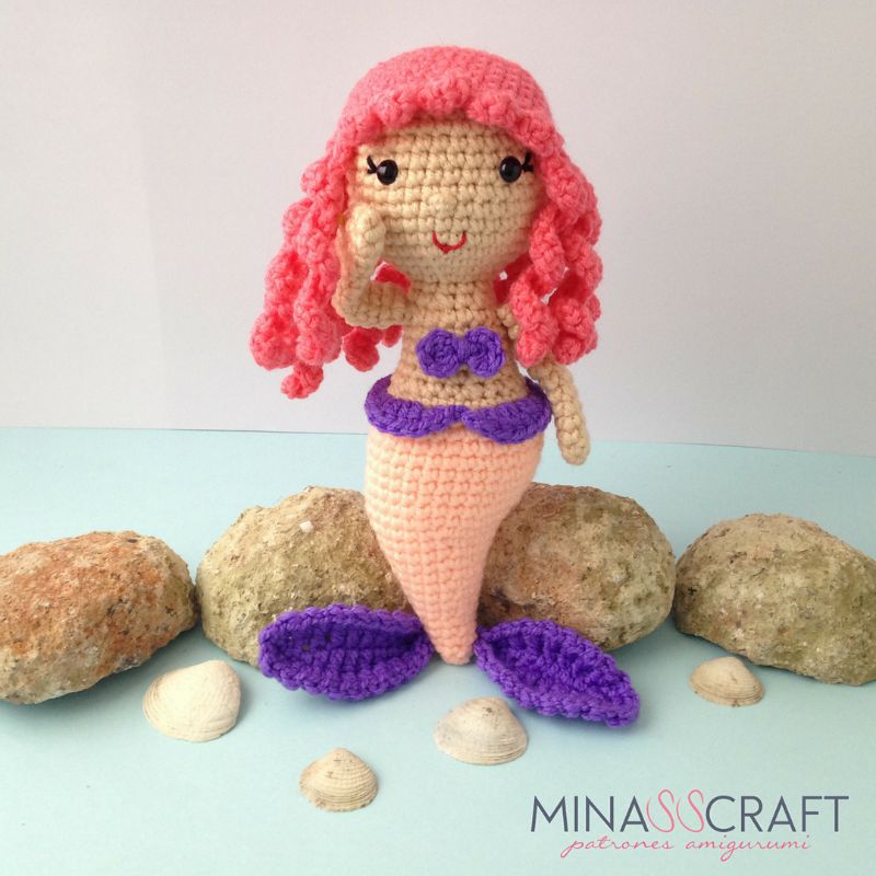 Sandra The Mermaid Amigurumi Free Crochet Pattern