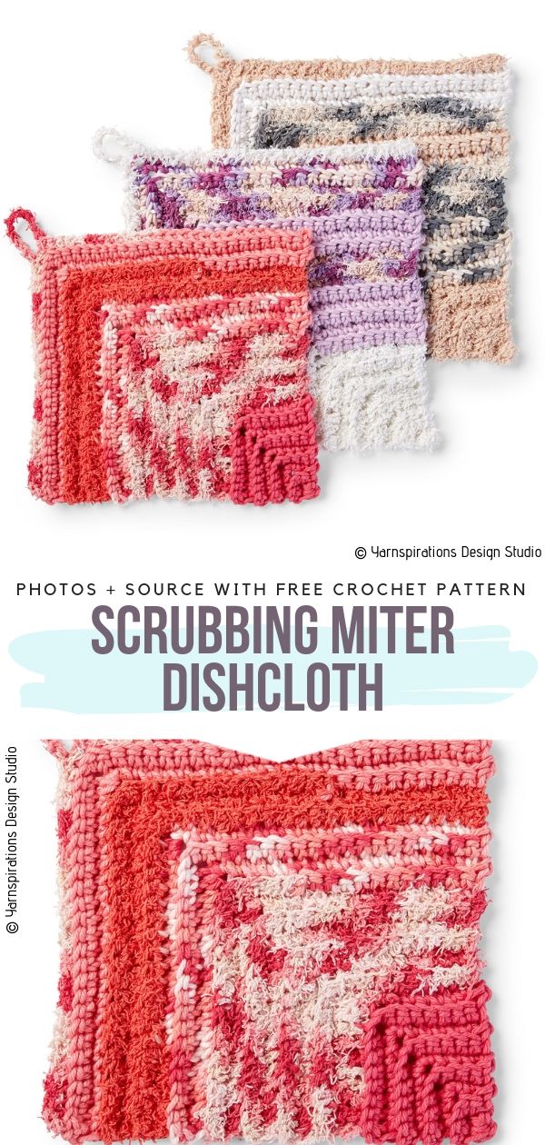 Scrubbing Miter Dishcloth