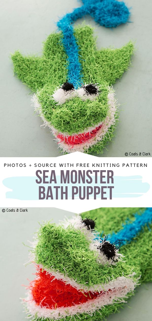 Sea Monster Bath Puppet