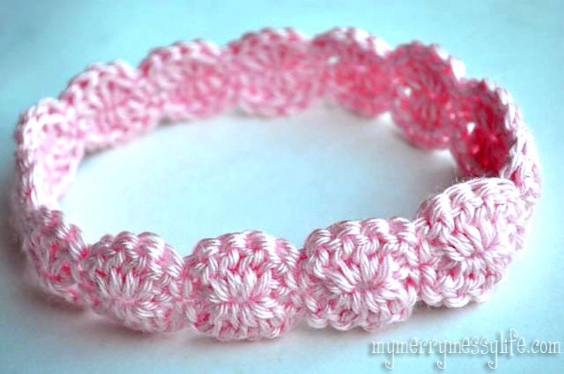 Shell Stitch Headband
