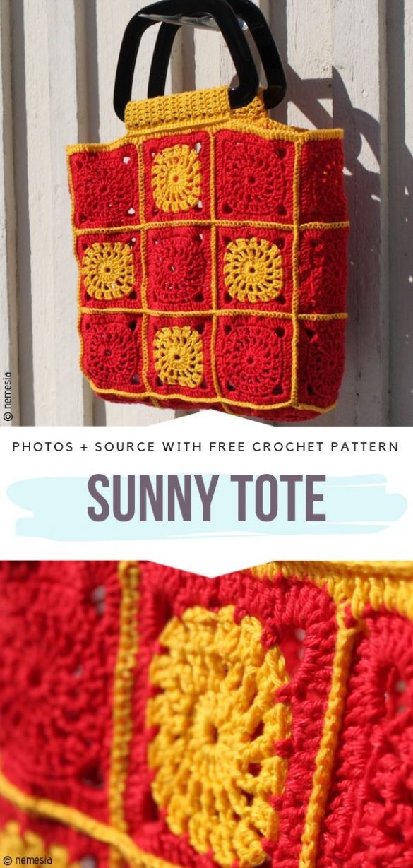 Square-Based Summer Bags - Free Crochet Patterns