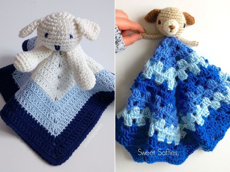 Sweet Puppy Loveys Free Crochet Patterns