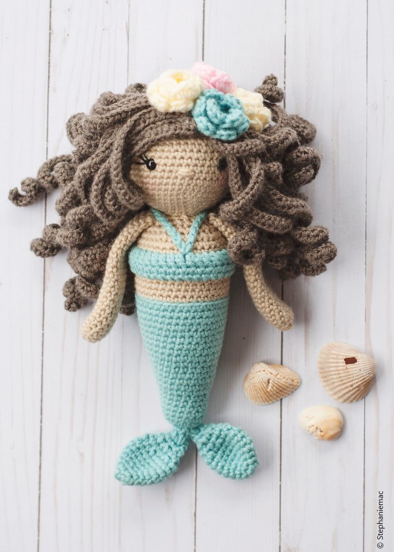 The Friendly Mermaid Doll Free Crochet Pattern