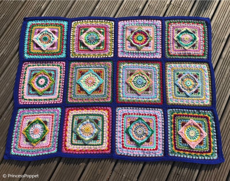 The Jackfield Tile Square Free Crochet Pattern