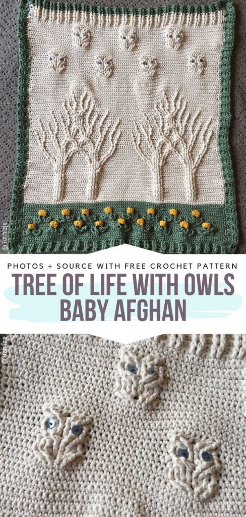 Sweet Owl Baby Afghans Free Crochet Patterns