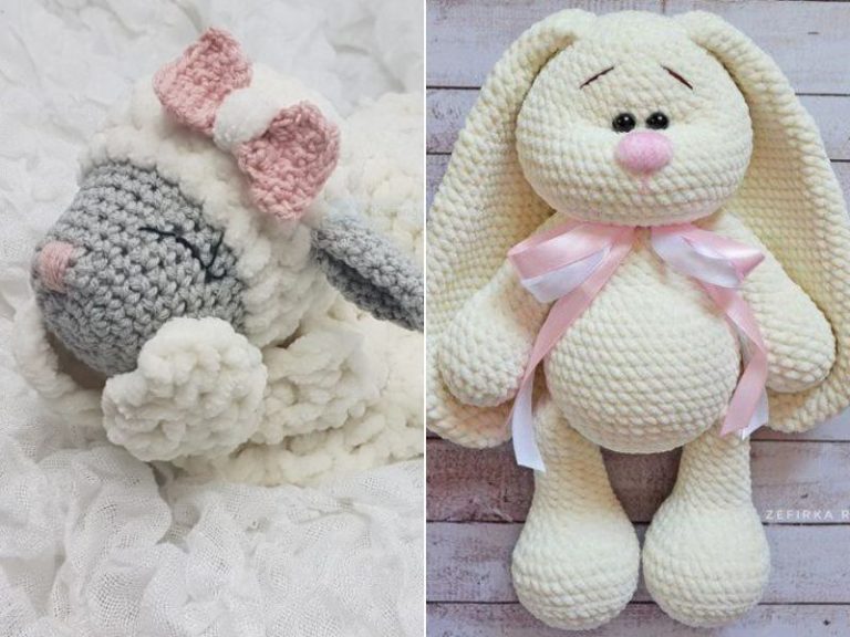 White and Soft Amigurumi Ideas Free Crochet Patterns