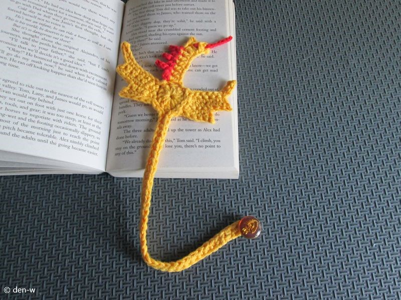 Winged Dragon Applique Free Crochet Pattern