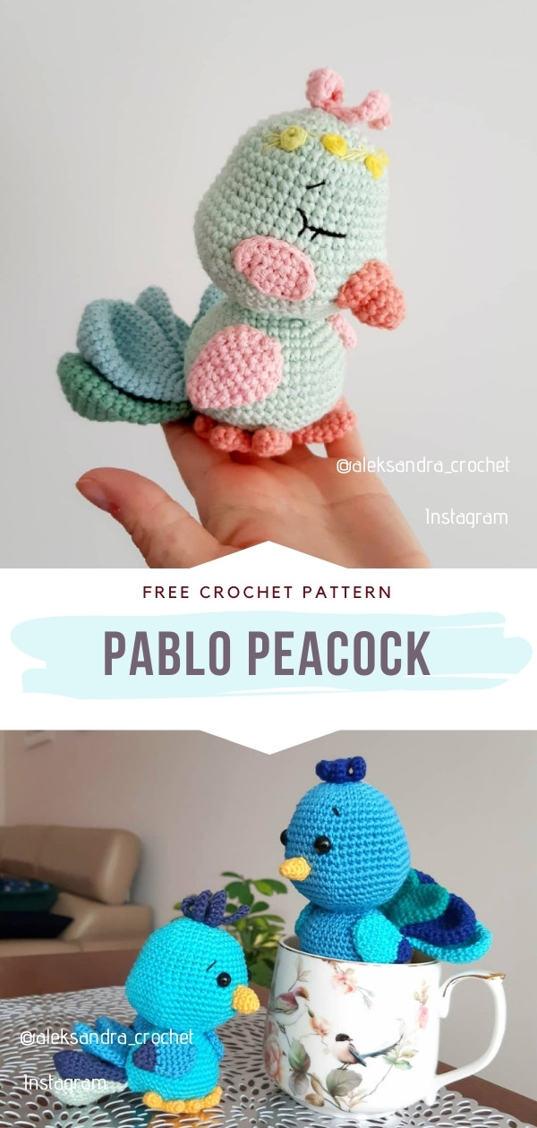 Amigurumi Peacock