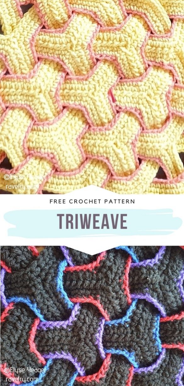 Colorful Textured Stitches with Free Crochet Patterns